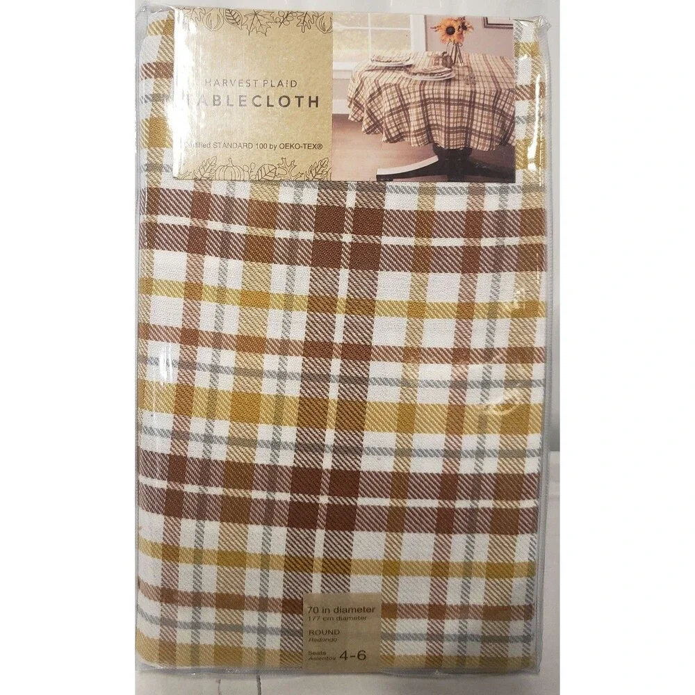 Printed Fabric Tablecloth 70